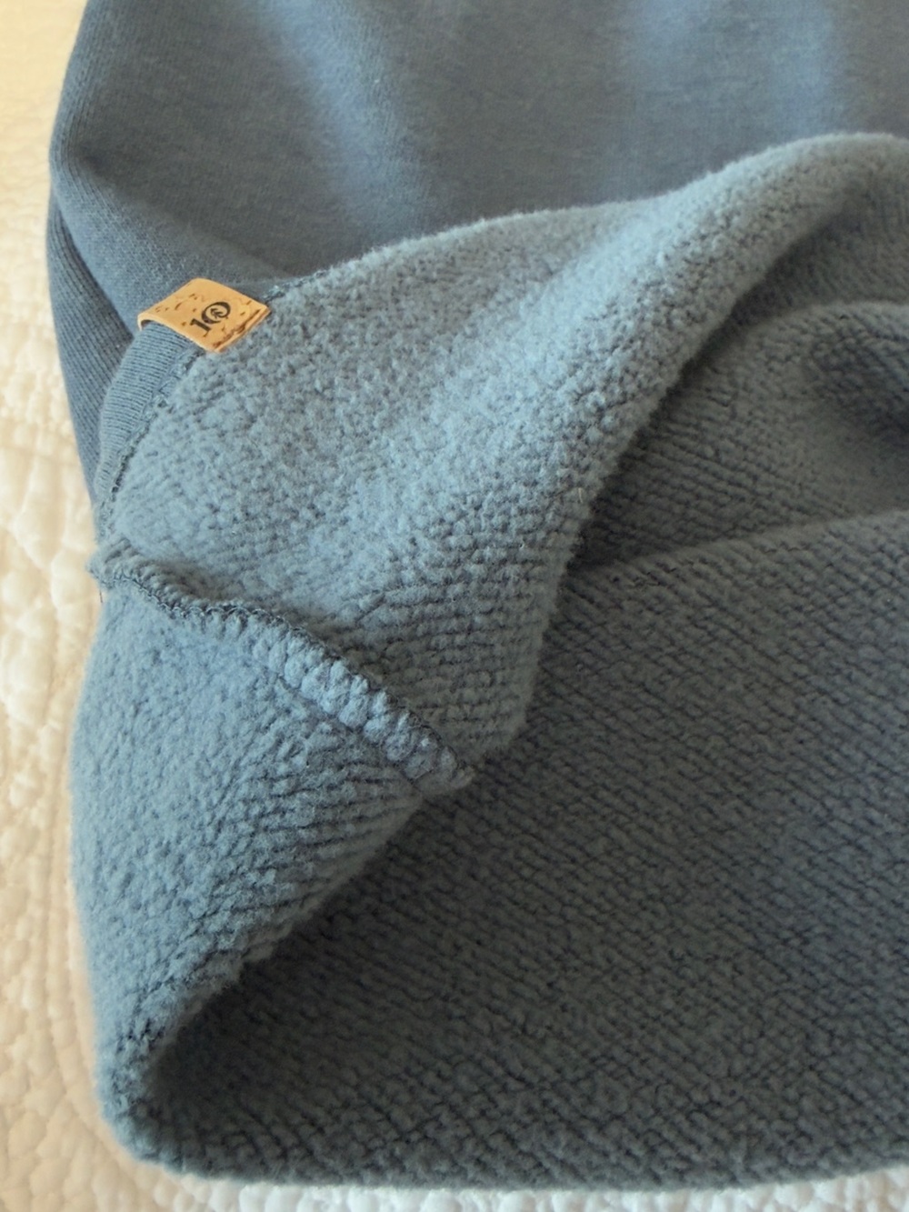 Tentree 1/4 Zip Fleece Oversized Dress Womens Small Vintage Blue - Picture 9 of 12